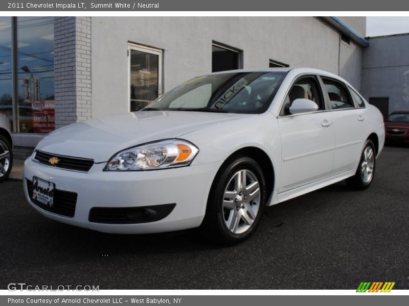 Summit White / Neutral 2011 Chevrolet Impala LT
