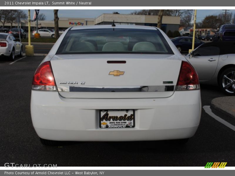 Summit White / Neutral 2011 Chevrolet Impala LT