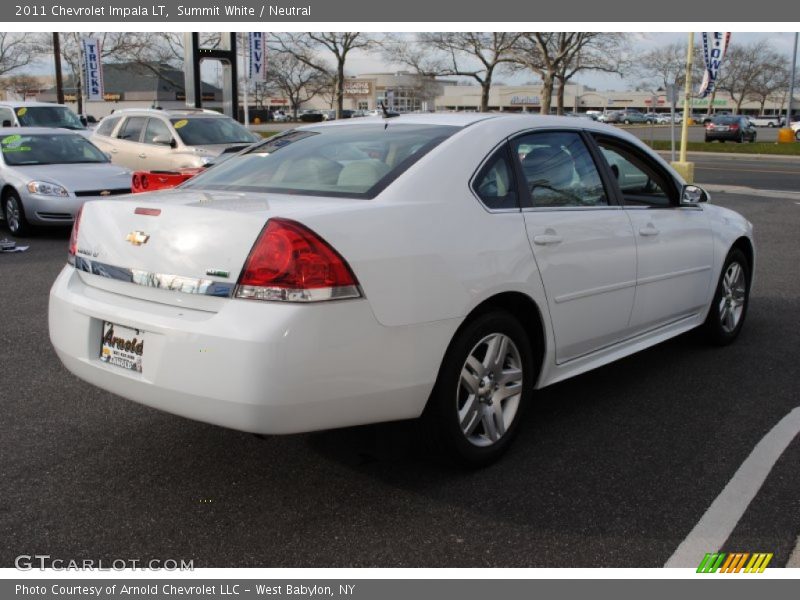 Summit White / Neutral 2011 Chevrolet Impala LT