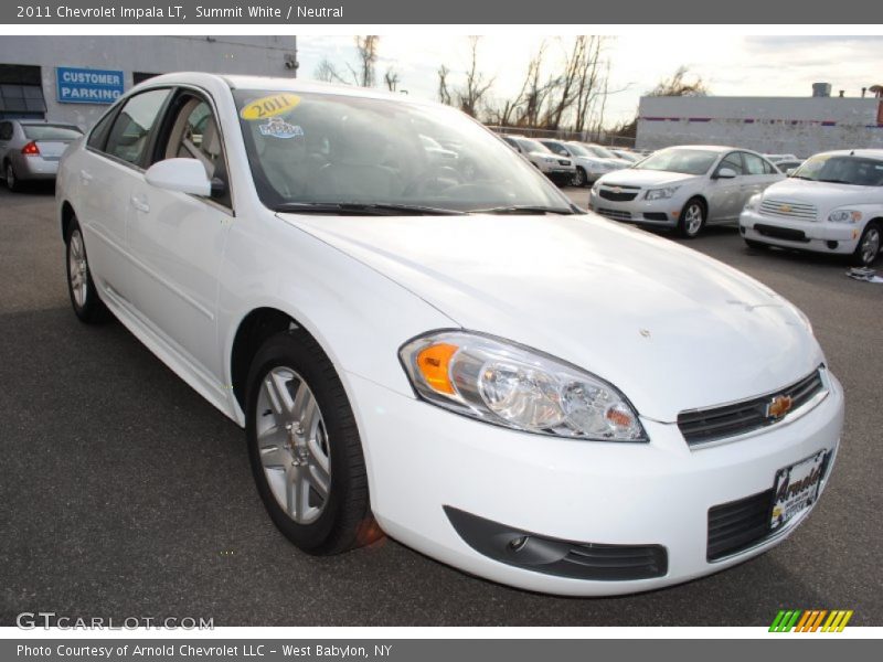 Summit White / Neutral 2011 Chevrolet Impala LT