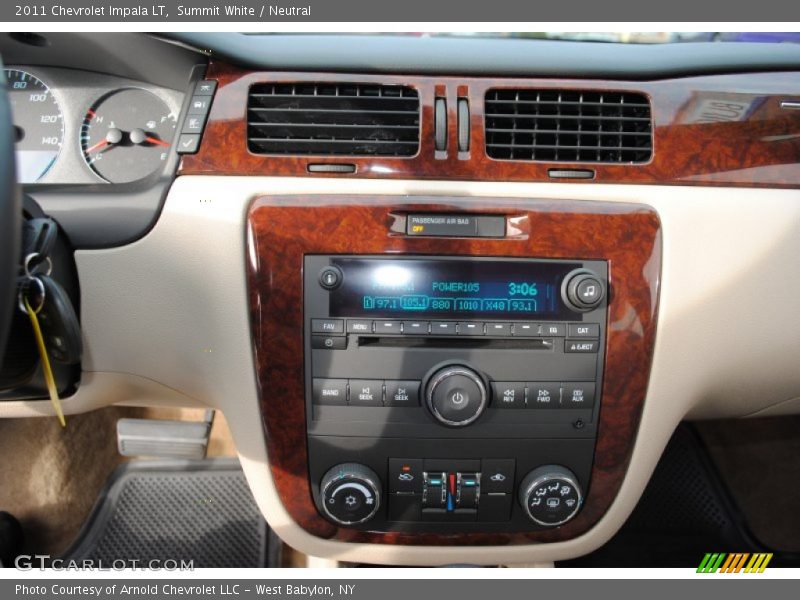 Summit White / Neutral 2011 Chevrolet Impala LT