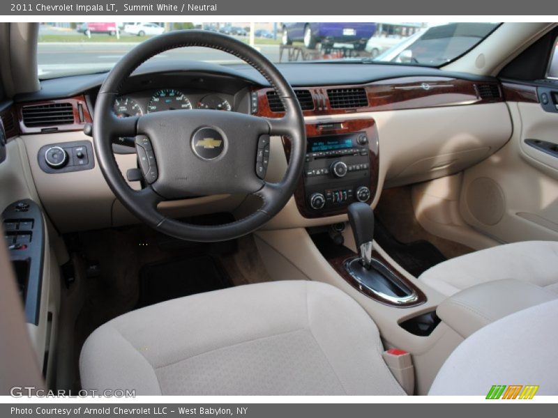 Summit White / Neutral 2011 Chevrolet Impala LT