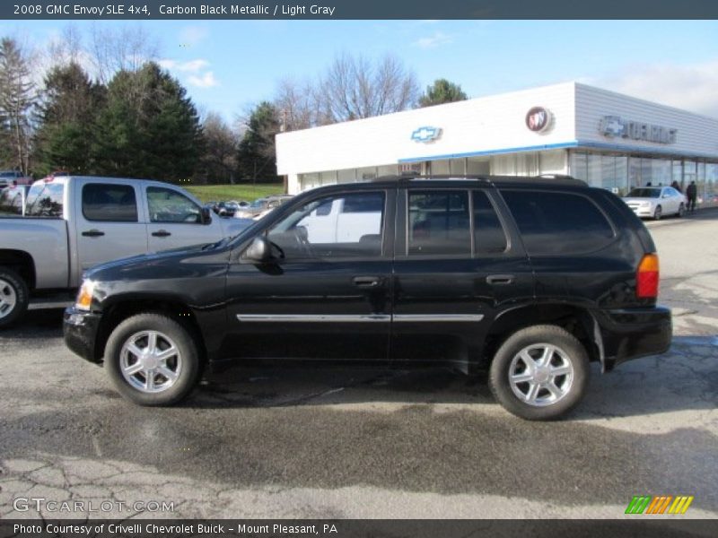 Carbon Black Metallic / Light Gray 2008 GMC Envoy SLE 4x4