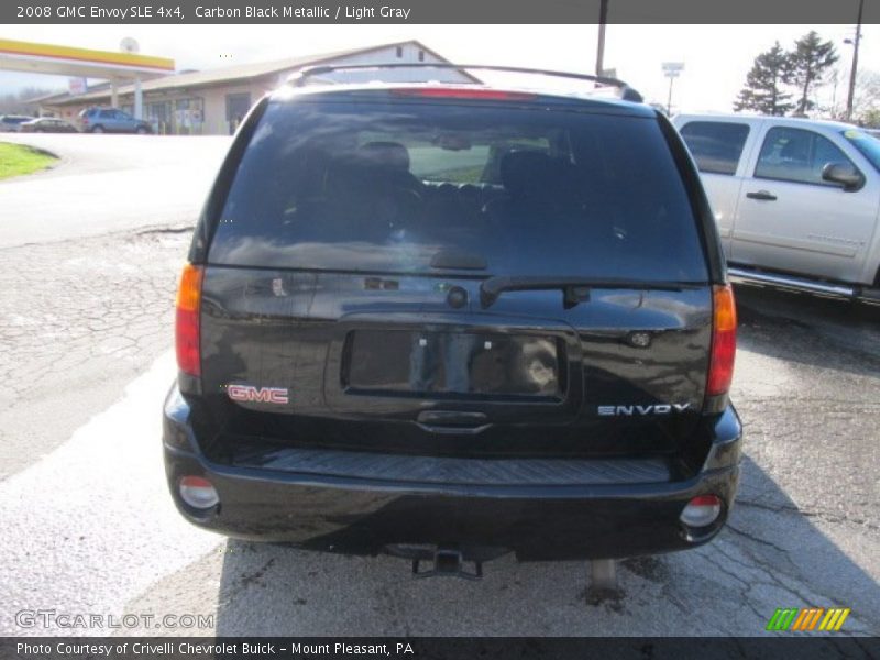 Carbon Black Metallic / Light Gray 2008 GMC Envoy SLE 4x4