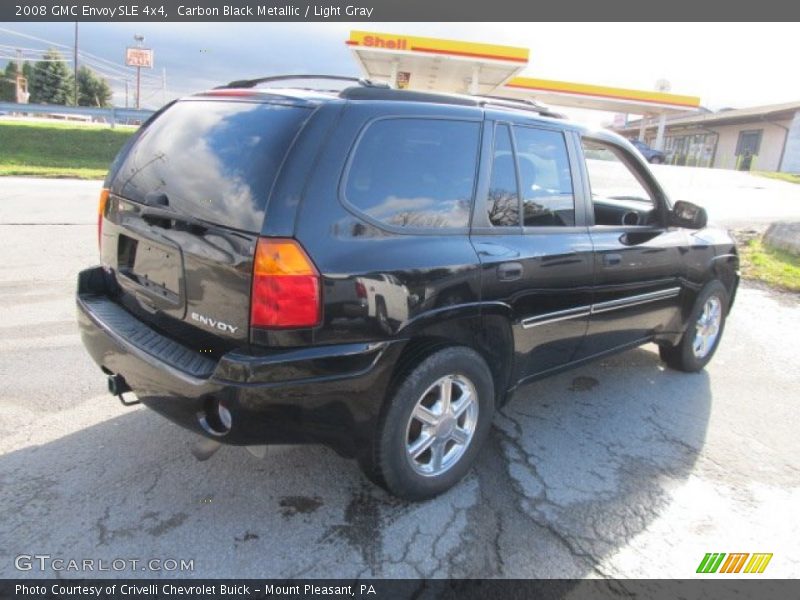 Carbon Black Metallic / Light Gray 2008 GMC Envoy SLE 4x4