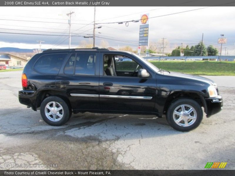 Carbon Black Metallic / Light Gray 2008 GMC Envoy SLE 4x4