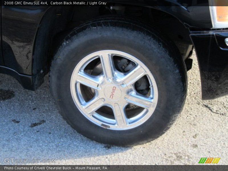 Carbon Black Metallic / Light Gray 2008 GMC Envoy SLE 4x4