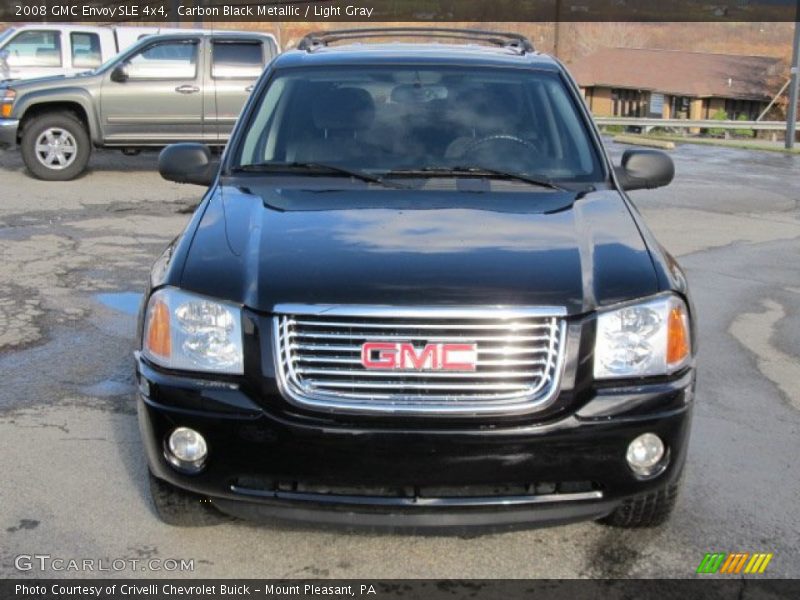 Carbon Black Metallic / Light Gray 2008 GMC Envoy SLE 4x4