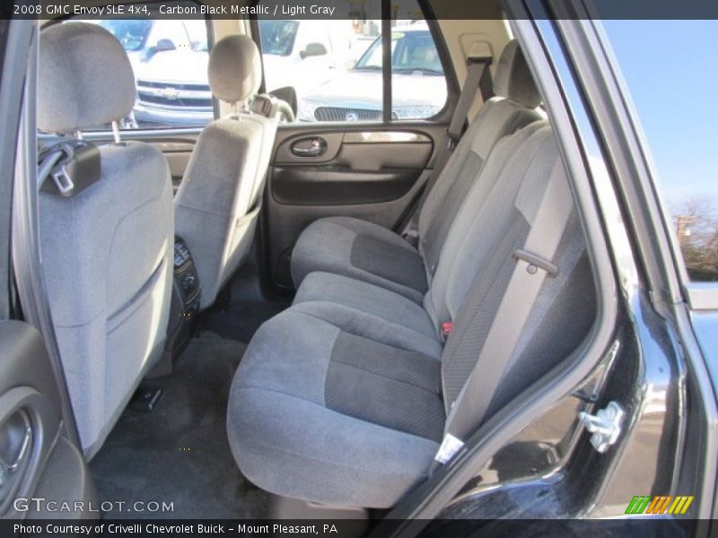 Carbon Black Metallic / Light Gray 2008 GMC Envoy SLE 4x4