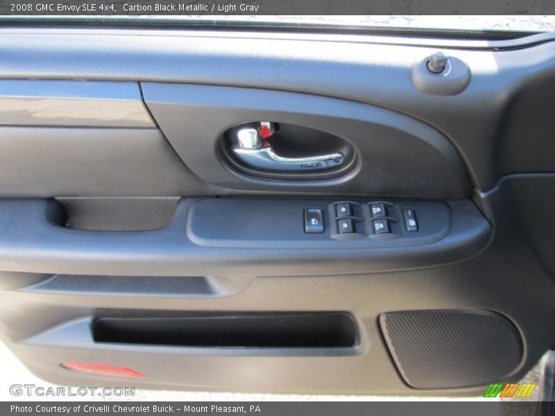 Carbon Black Metallic / Light Gray 2008 GMC Envoy SLE 4x4