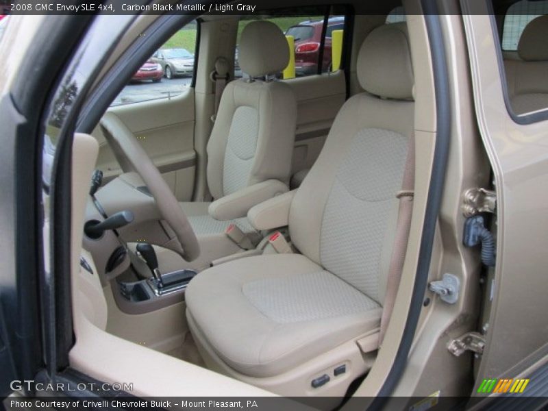 Carbon Black Metallic / Light Gray 2008 GMC Envoy SLE 4x4
