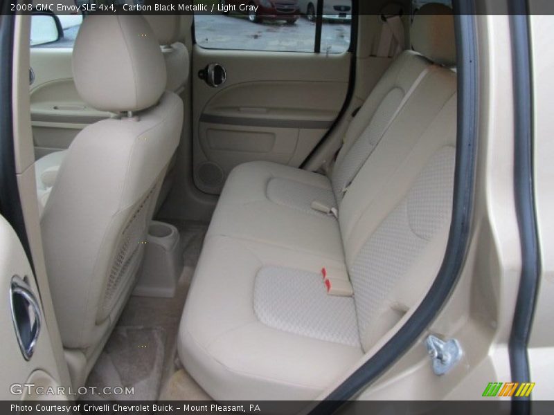 Carbon Black Metallic / Light Gray 2008 GMC Envoy SLE 4x4