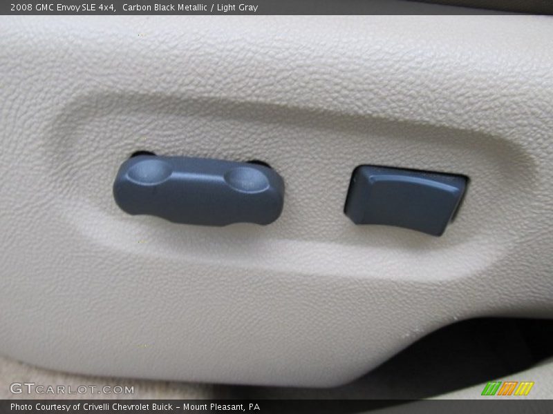 Carbon Black Metallic / Light Gray 2008 GMC Envoy SLE 4x4