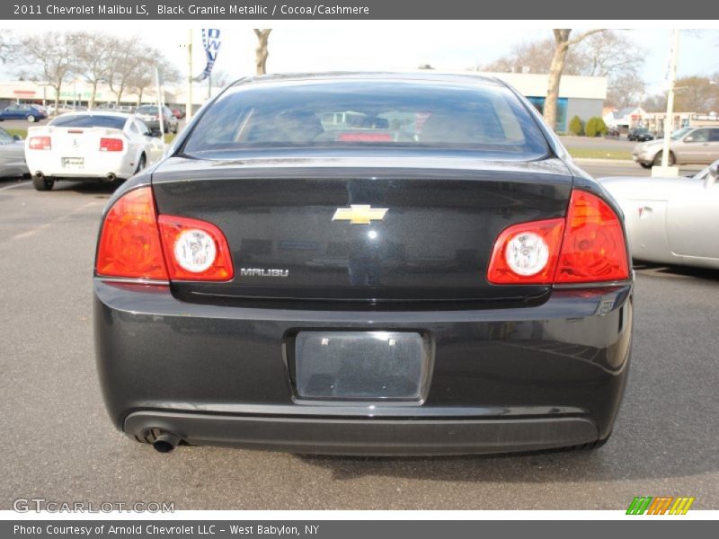 Black Granite Metallic / Cocoa/Cashmere 2011 Chevrolet Malibu LS