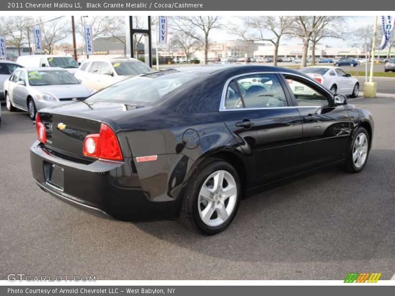 Black Granite Metallic / Cocoa/Cashmere 2011 Chevrolet Malibu LS