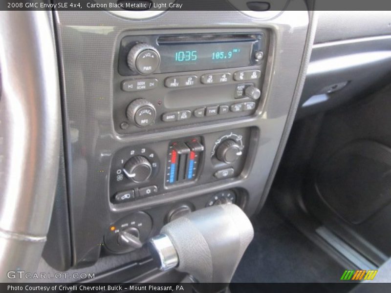 Carbon Black Metallic / Light Gray 2008 GMC Envoy SLE 4x4
