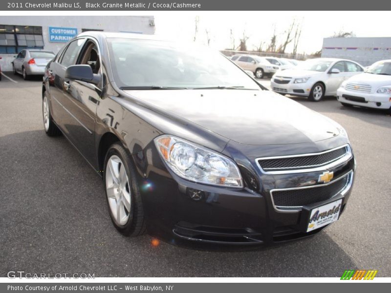 Black Granite Metallic / Cocoa/Cashmere 2011 Chevrolet Malibu LS