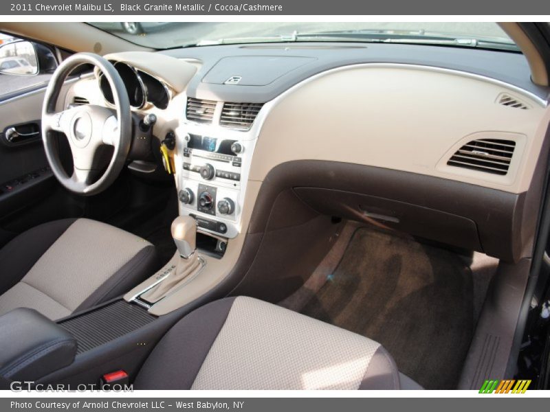 Black Granite Metallic / Cocoa/Cashmere 2011 Chevrolet Malibu LS