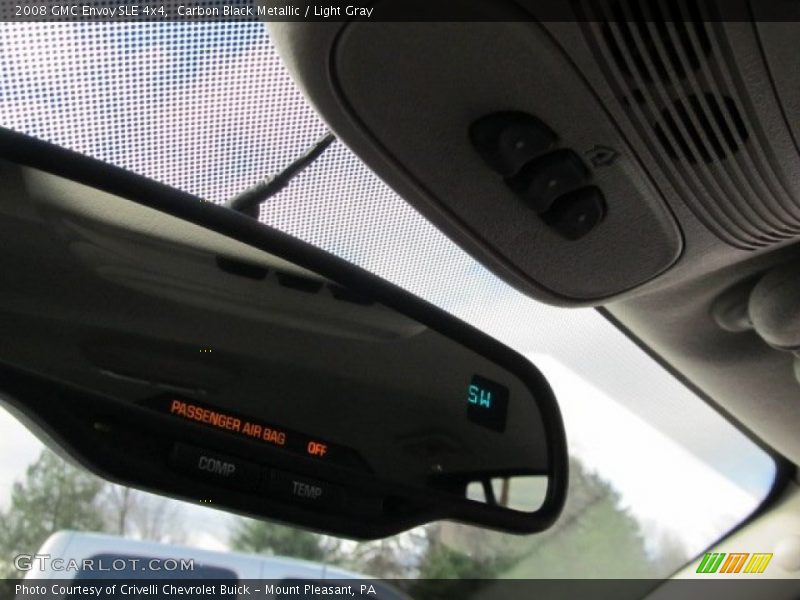 Carbon Black Metallic / Light Gray 2008 GMC Envoy SLE 4x4