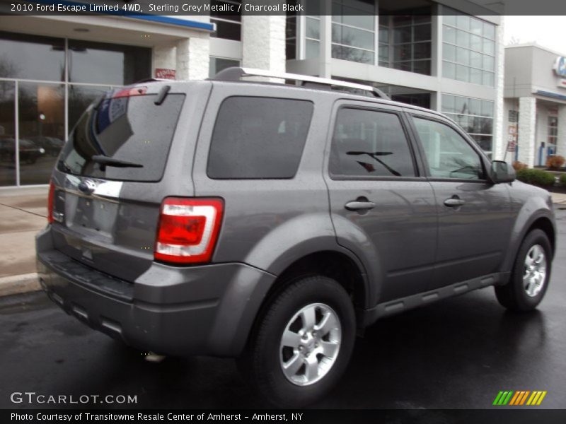 Sterling Grey Metallic / Charcoal Black 2010 Ford Escape Limited 4WD