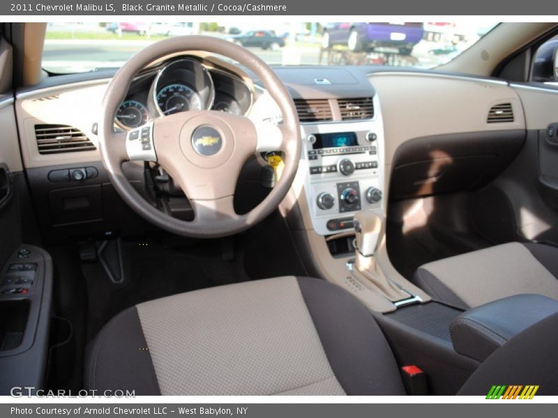 Black Granite Metallic / Cocoa/Cashmere 2011 Chevrolet Malibu LS