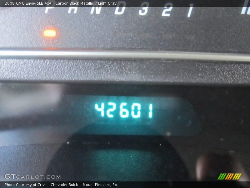Carbon Black Metallic / Light Gray 2008 GMC Envoy SLE 4x4