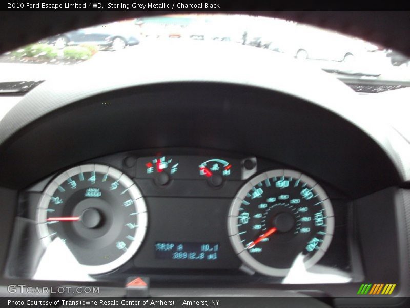 Sterling Grey Metallic / Charcoal Black 2010 Ford Escape Limited 4WD