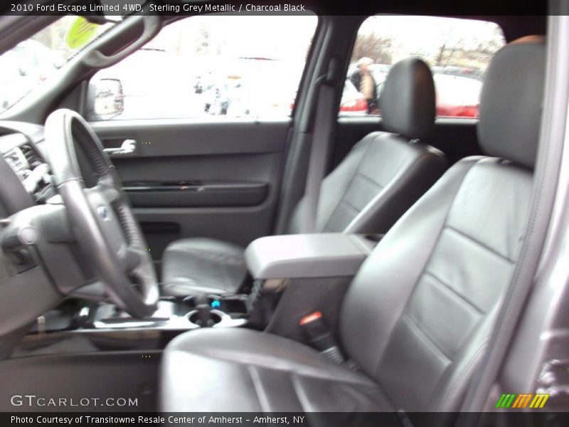 Sterling Grey Metallic / Charcoal Black 2010 Ford Escape Limited 4WD