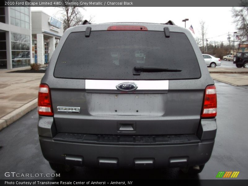 Sterling Grey Metallic / Charcoal Black 2010 Ford Escape Limited 4WD