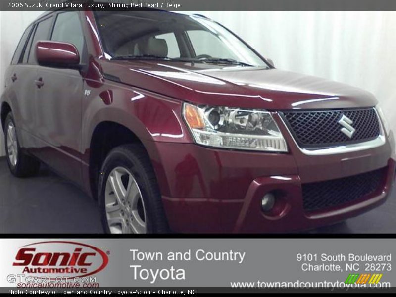 Shining Red Pearl / Beige 2006 Suzuki Grand Vitara Luxury