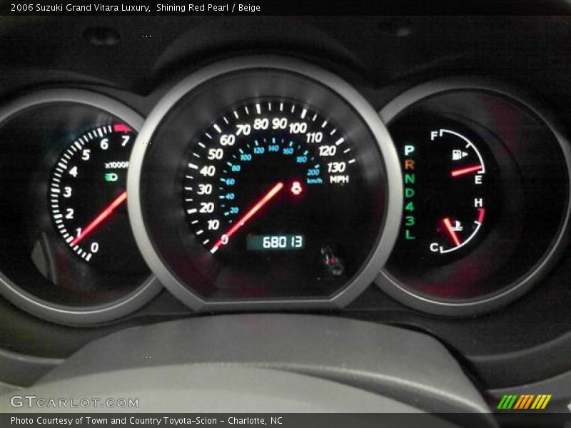 Shining Red Pearl / Beige 2006 Suzuki Grand Vitara Luxury