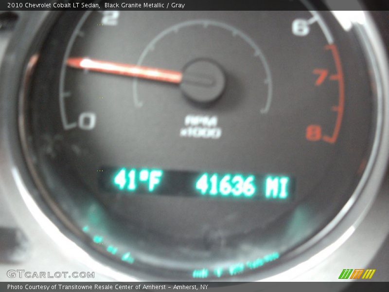 Black Granite Metallic / Gray 2010 Chevrolet Cobalt LT Sedan