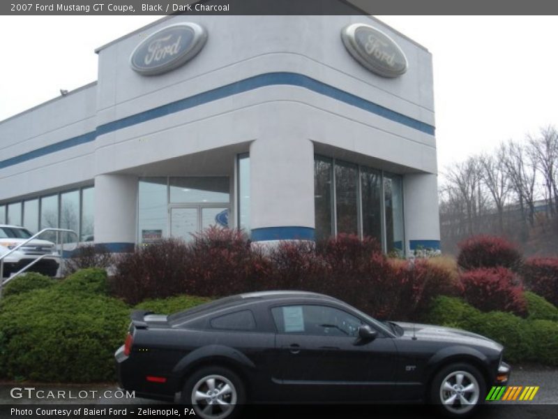 Black / Dark Charcoal 2007 Ford Mustang GT Coupe