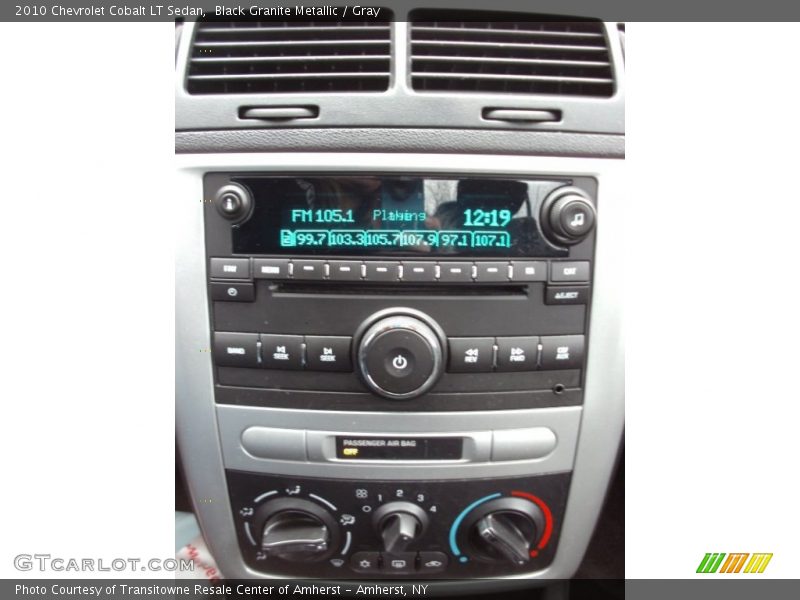 Black Granite Metallic / Gray 2010 Chevrolet Cobalt LT Sedan