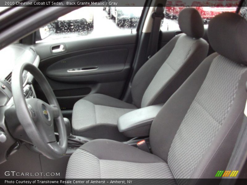 Black Granite Metallic / Gray 2010 Chevrolet Cobalt LT Sedan