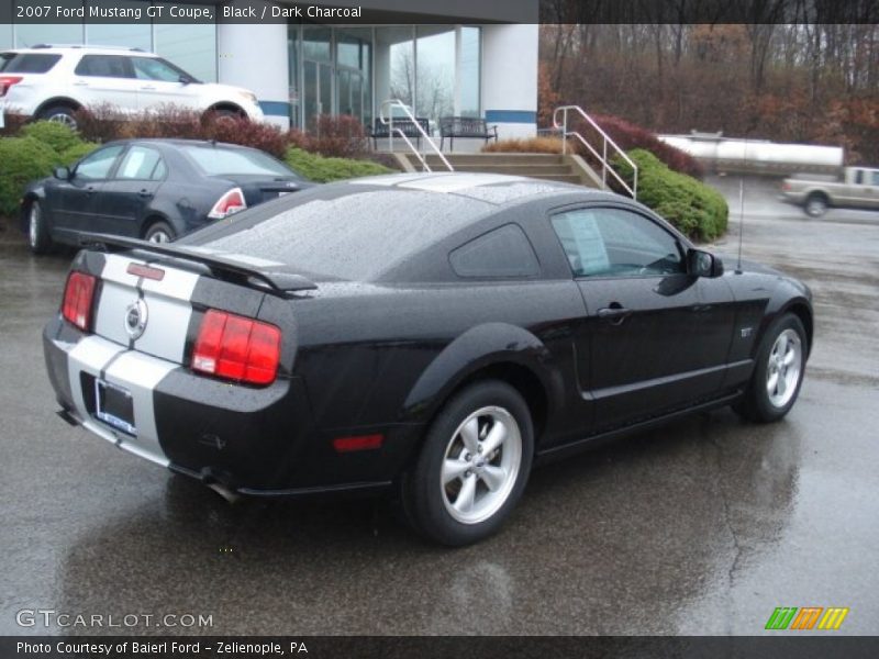 Black / Dark Charcoal 2007 Ford Mustang GT Coupe