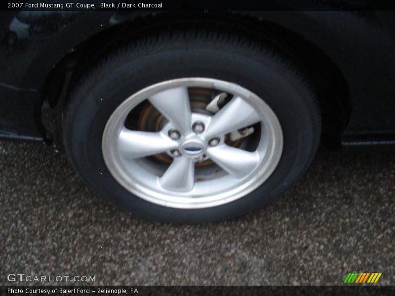 Black / Dark Charcoal 2007 Ford Mustang GT Coupe