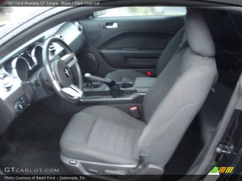 Black / Dark Charcoal 2007 Ford Mustang GT Coupe