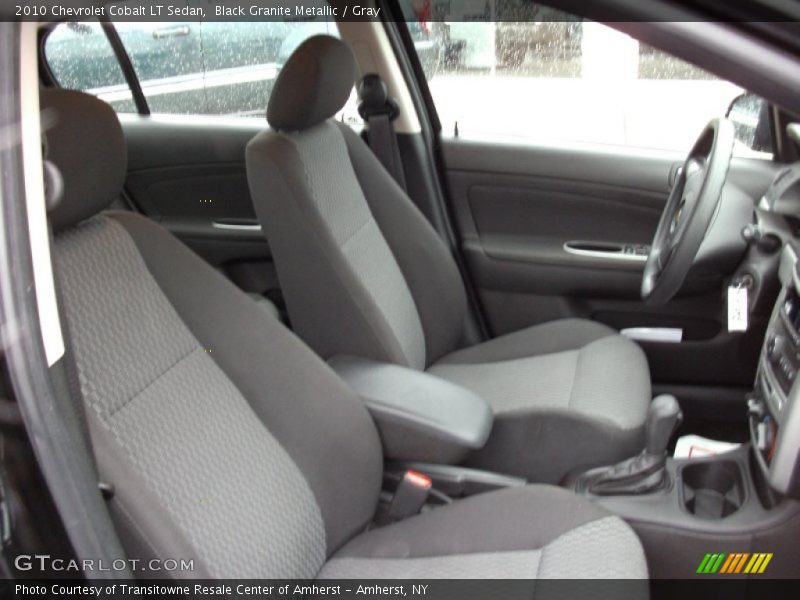 Black Granite Metallic / Gray 2010 Chevrolet Cobalt LT Sedan