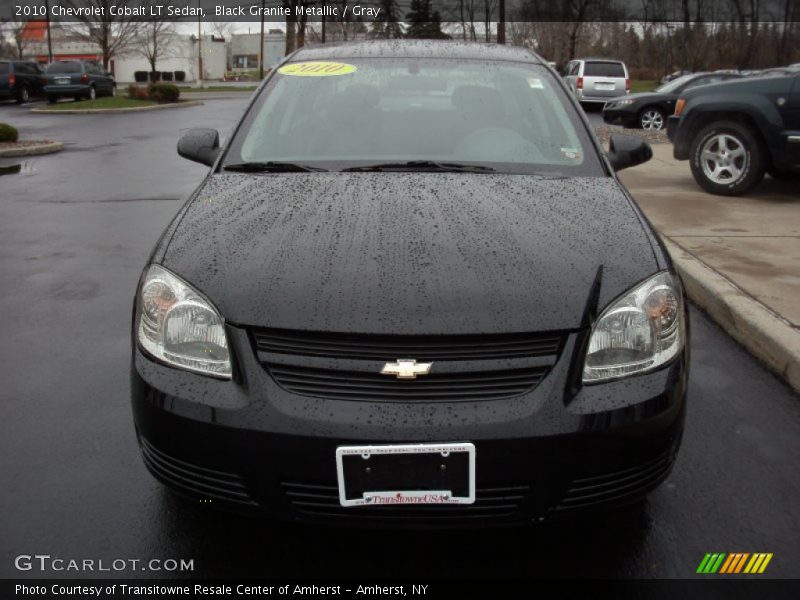 Black Granite Metallic / Gray 2010 Chevrolet Cobalt LT Sedan