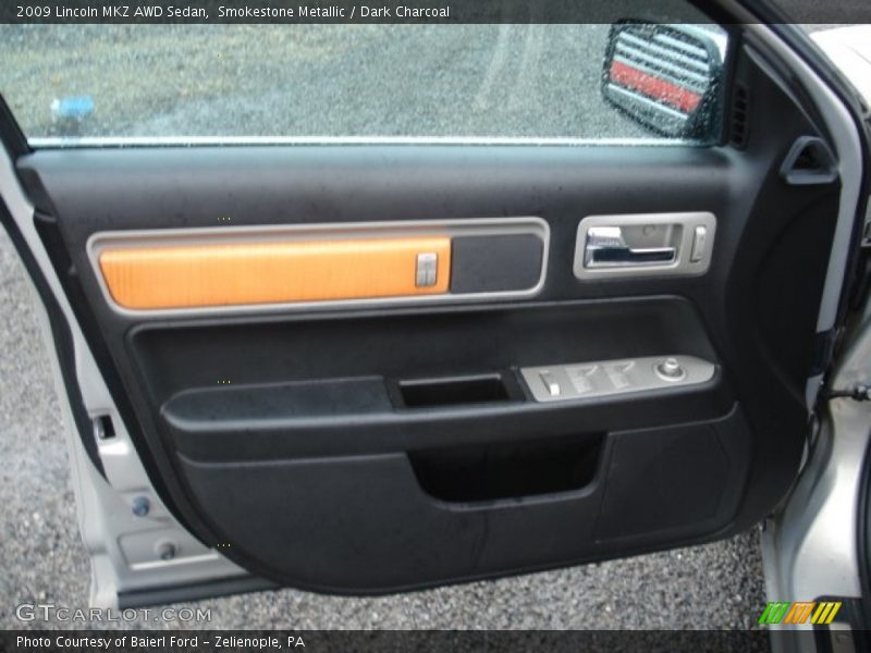 Smokestone Metallic / Dark Charcoal 2009 Lincoln MKZ AWD Sedan