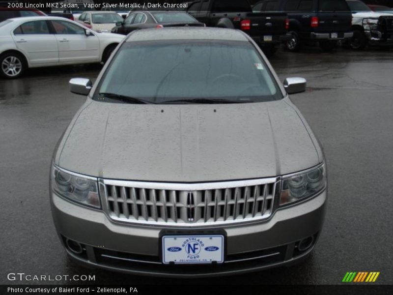 Vapor Silver Metallic / Dark Charcoal 2008 Lincoln MKZ Sedan