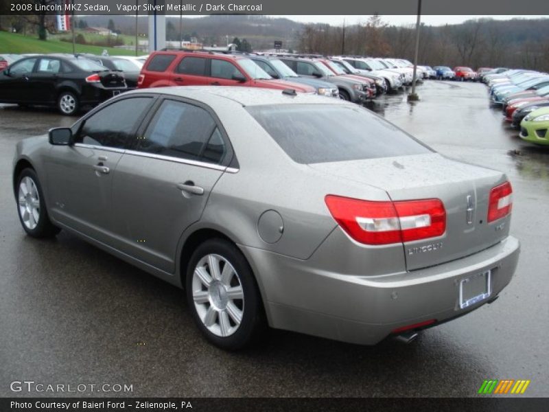 Vapor Silver Metallic / Dark Charcoal 2008 Lincoln MKZ Sedan