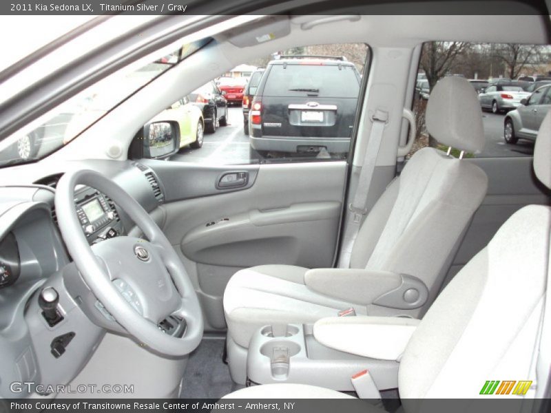 Titanium Silver / Gray 2011 Kia Sedona LX