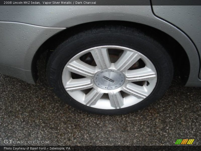 Vapor Silver Metallic / Dark Charcoal 2008 Lincoln MKZ Sedan