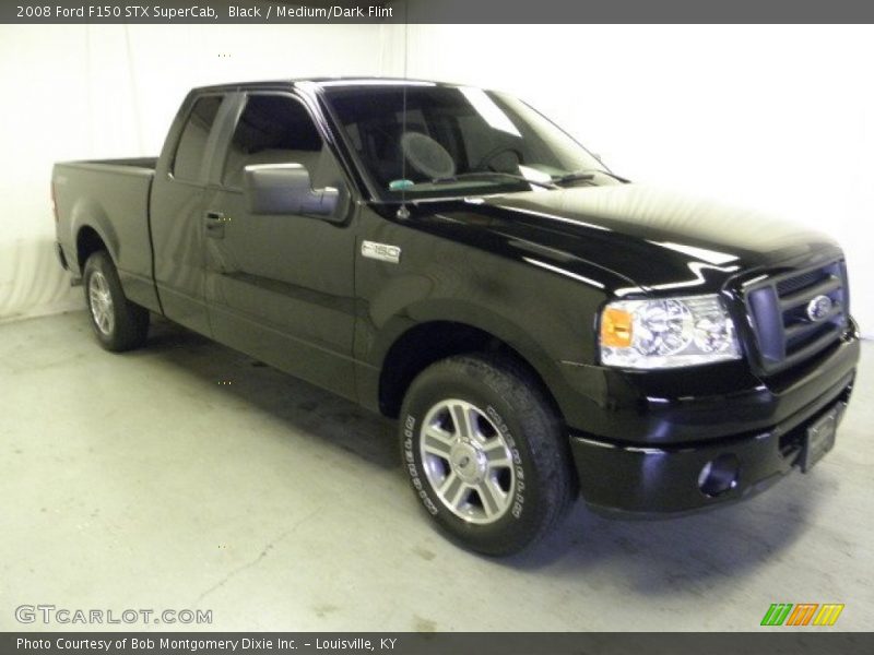 Black / Medium/Dark Flint 2008 Ford F150 STX SuperCab