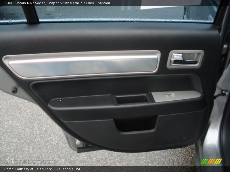 Vapor Silver Metallic / Dark Charcoal 2008 Lincoln MKZ Sedan