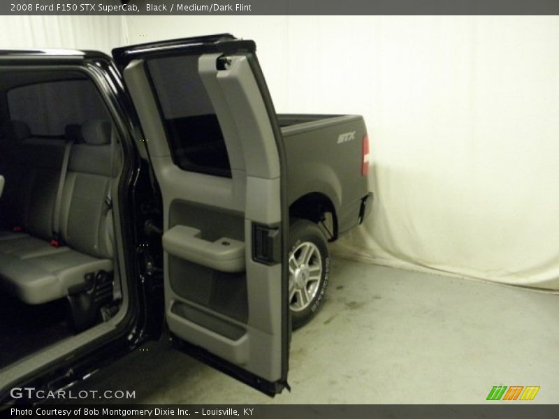 Black / Medium/Dark Flint 2008 Ford F150 STX SuperCab