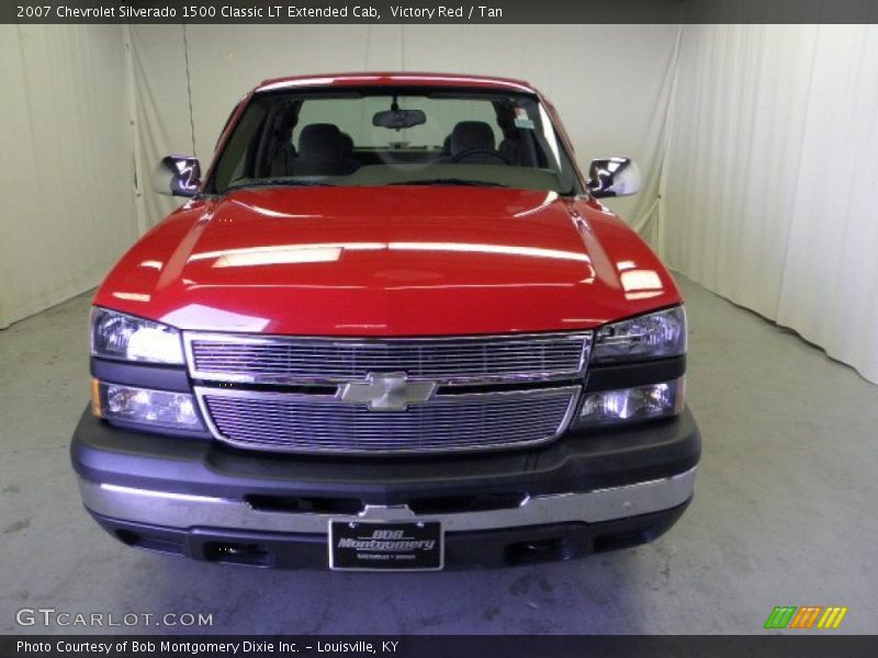 Victory Red / Tan 2007 Chevrolet Silverado 1500 Classic LT Extended Cab
