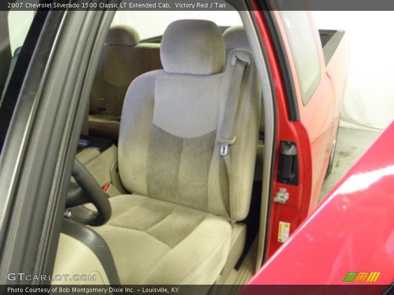 Victory Red / Tan 2007 Chevrolet Silverado 1500 Classic LT Extended Cab